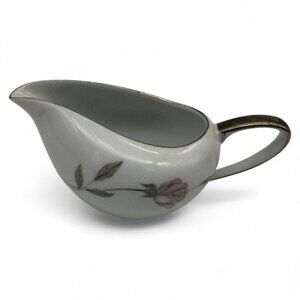 Mikasa Fine China Primrose 8194 Creamer Pitcher With Gold Trim